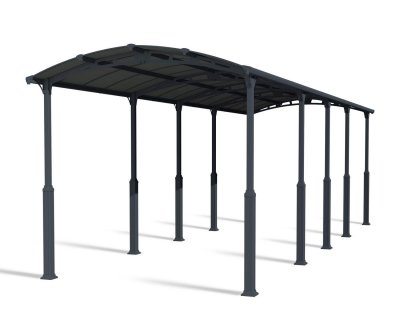 Carport i Metall För Husbil 3,59 X 10,8 m