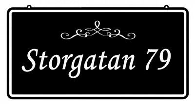 Smidesskylt vägghängd - Classic 2