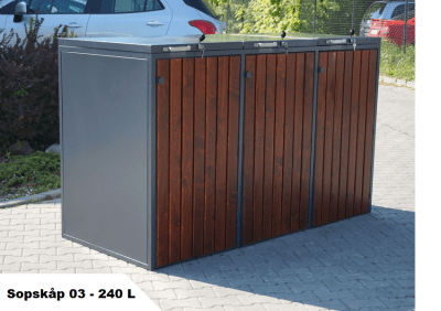 Sopskåp 03 - 3x240 L