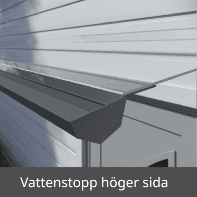 Entretak Vargö Konvex - Rökfärgad