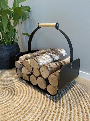 Vedkorg VIDAR Svart