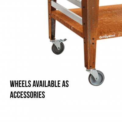 GrillSymbol pizzaugn med bord Pizzo-set